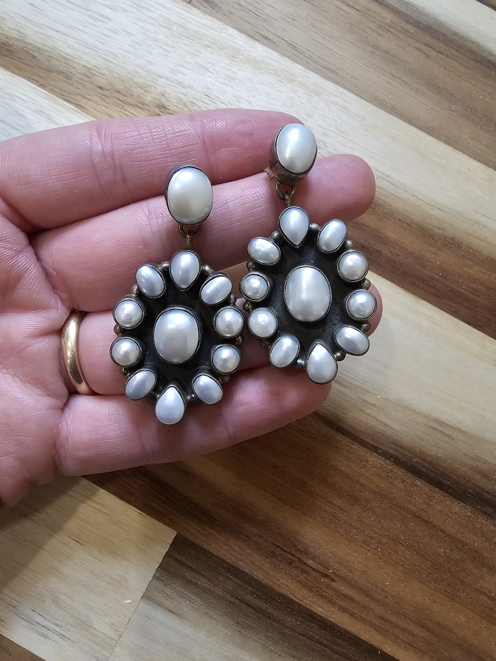Dan Dodson Sterling Silver And Freshwater Pearl Earrings